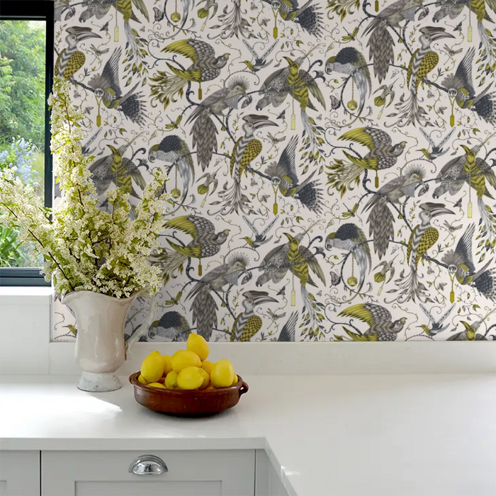 Audubon by Emma J Shipley Wallpaper - Gold