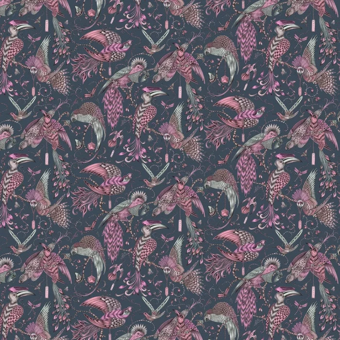 Audubon by Emma J Shipley Wallpaper - Pink