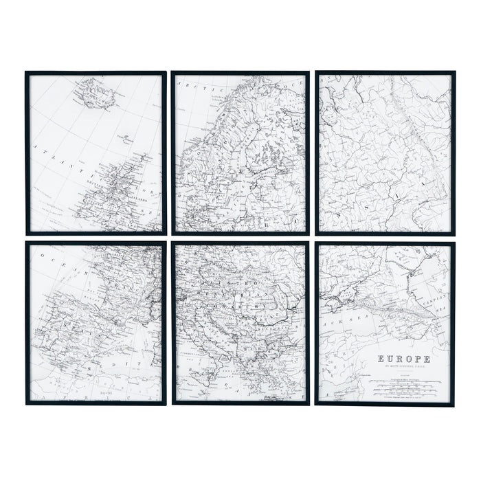 Avanworth Wall Art (Set of 6) - Adams Furniture
