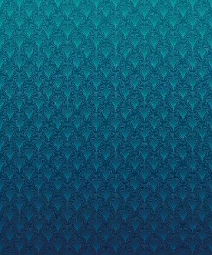 Azure Tides - Custom Sized Wallpaper Mural (per m2)