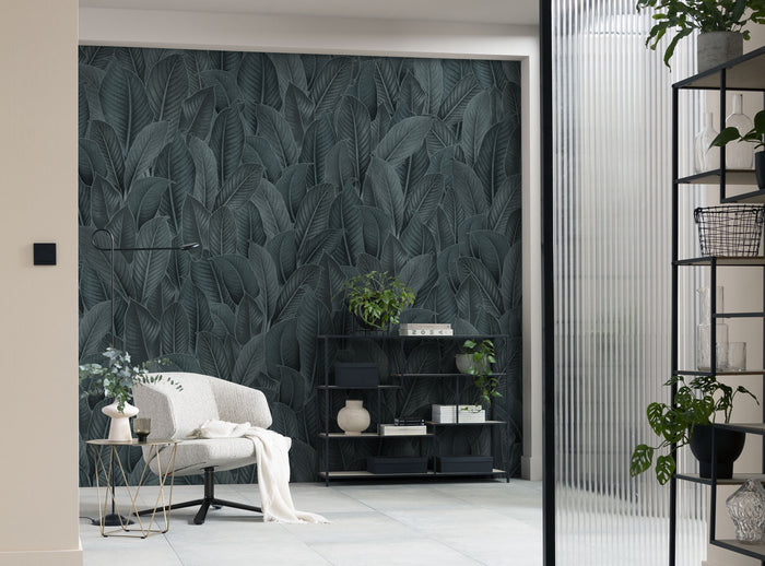 Bain de Feuilles - Custom Sized Wallpaper Mural (per m2)