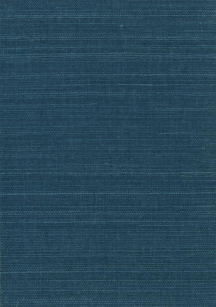 Bali 2 - Grasscloth Wallpaper - Dark Blue