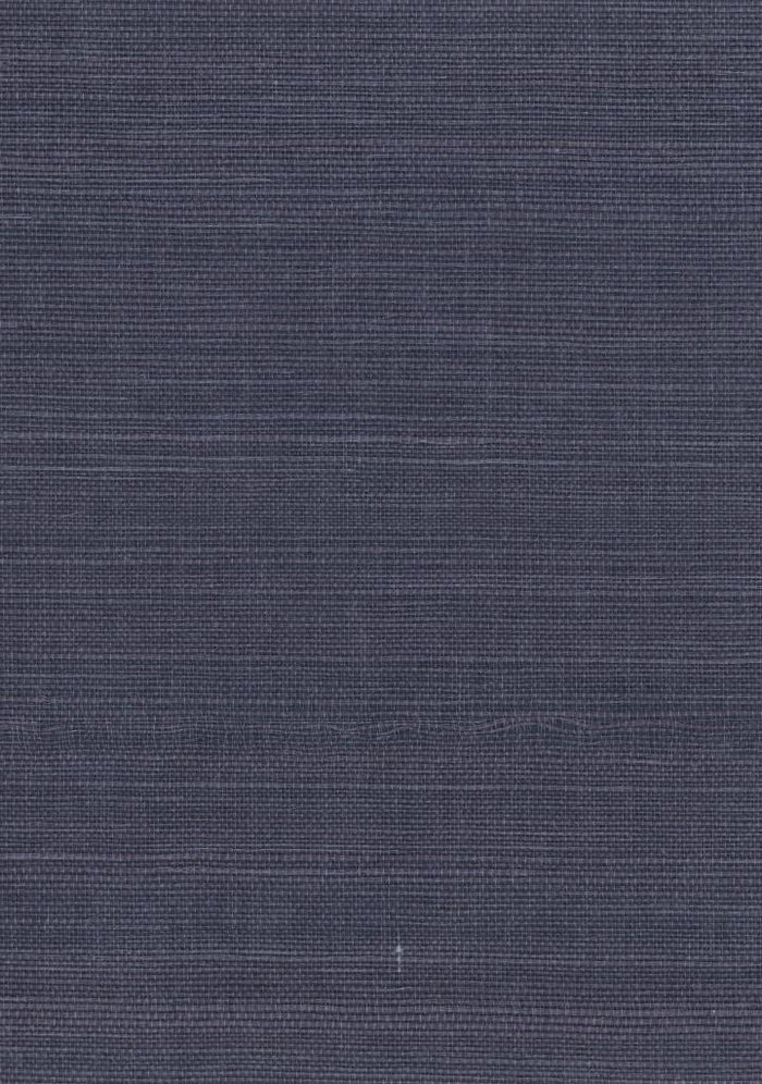 Bali 2 - Grasscloth Wallpaper - Indigo Black