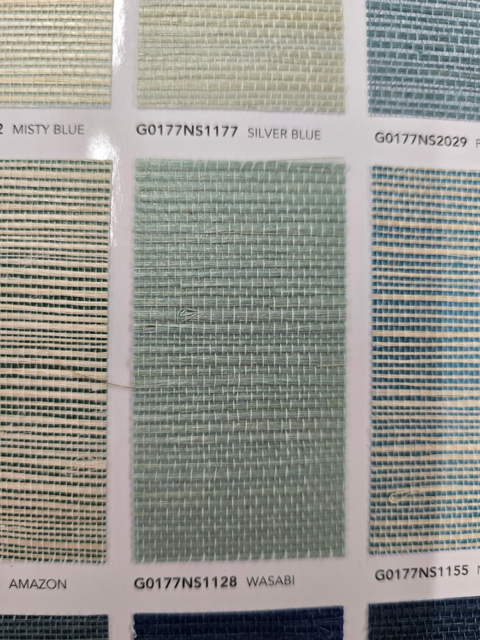 Bali 2 - Grasscloth Wallpaper - Wasabi