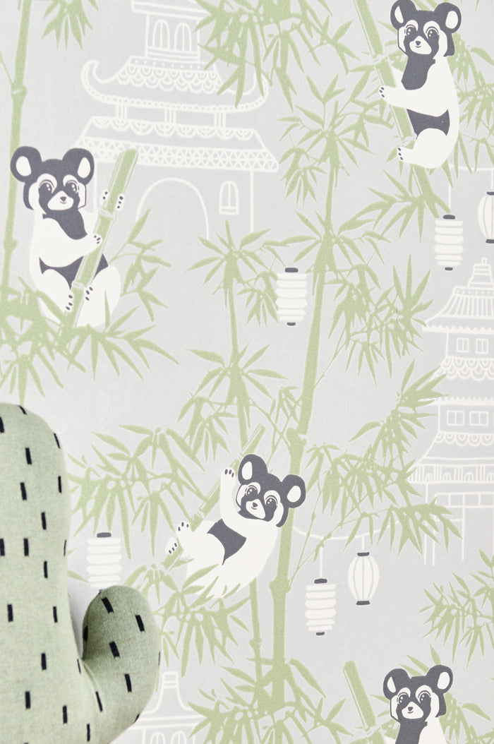 Bambu Wallpaper - Grey