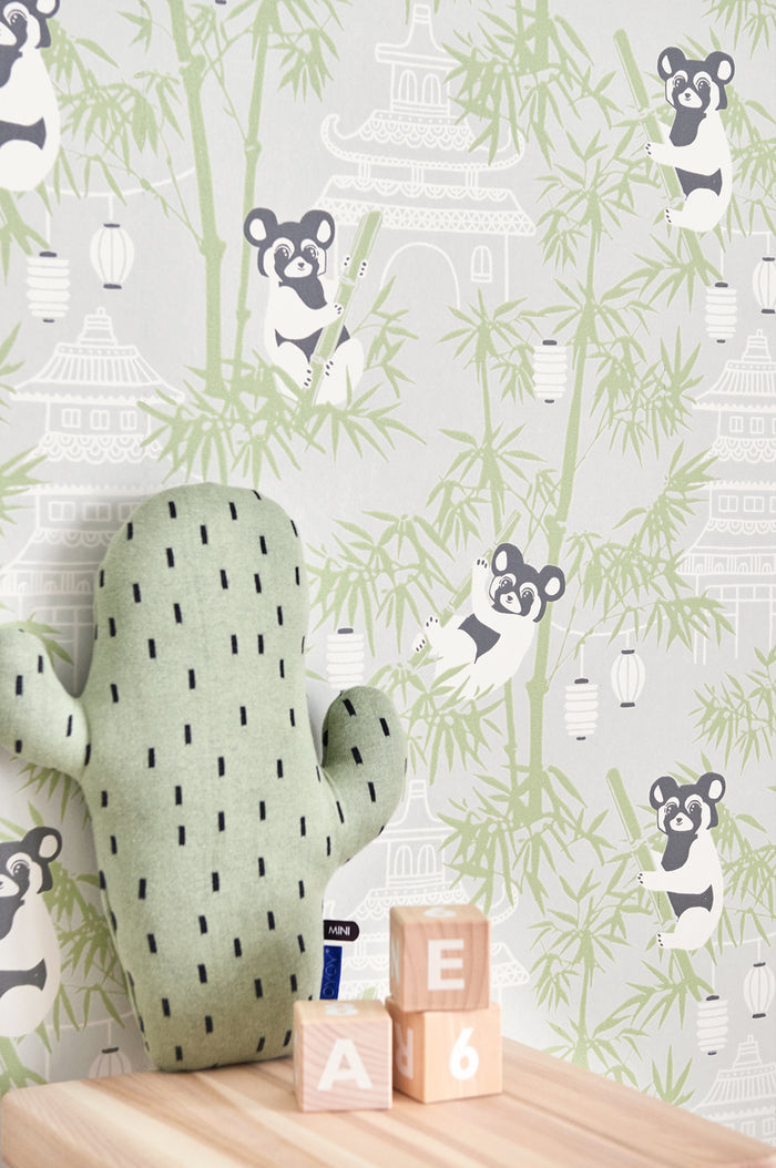 Bambu Wallpaper - Grey
