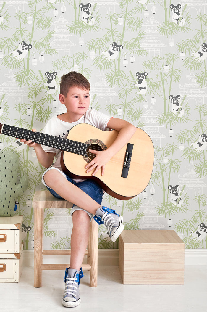 Bambu Wallpaper - Grey