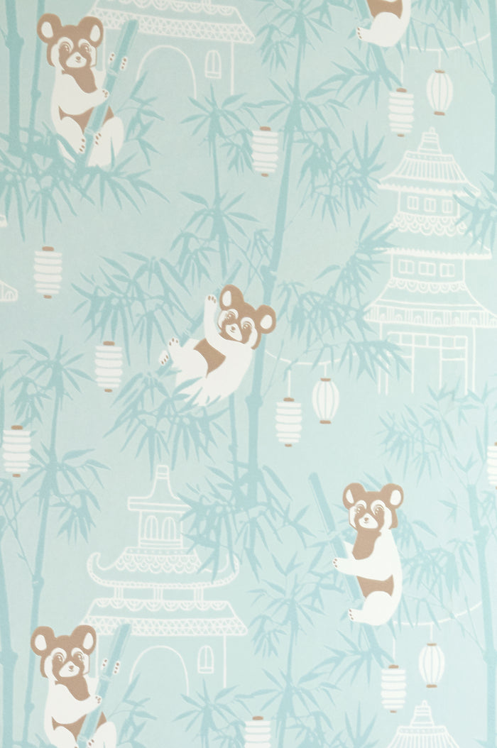 Bambu Wallpaper - Turquoise