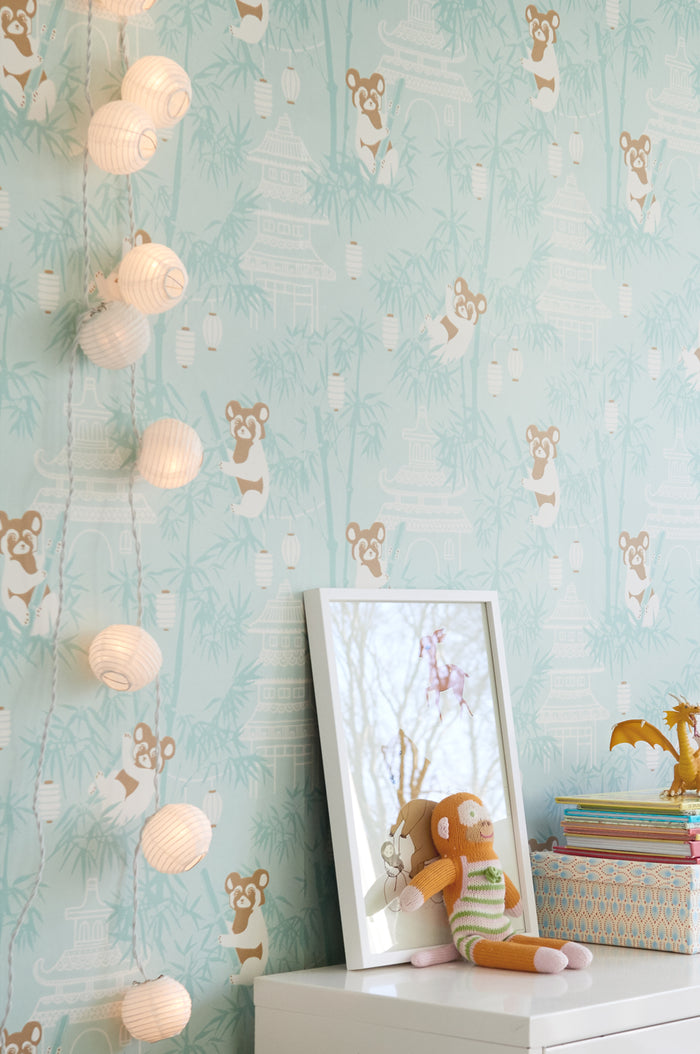 Bambu Wallpaper - Turquoise