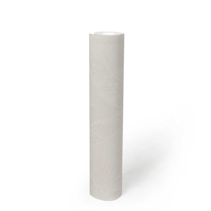 Banana Grove - Leaf Wallpaper - White