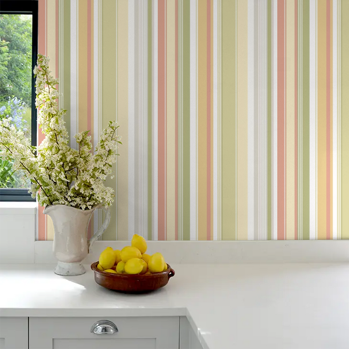 Barcode Wallpaper - Fern Twist