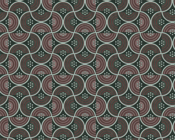 Baroque Pattern II Wallpaper - Brown