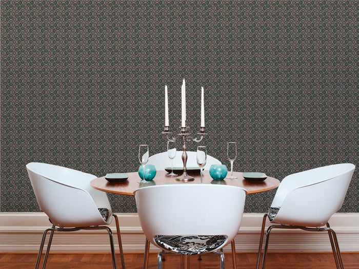 Baroque Pattern II Wallpaper - Brown