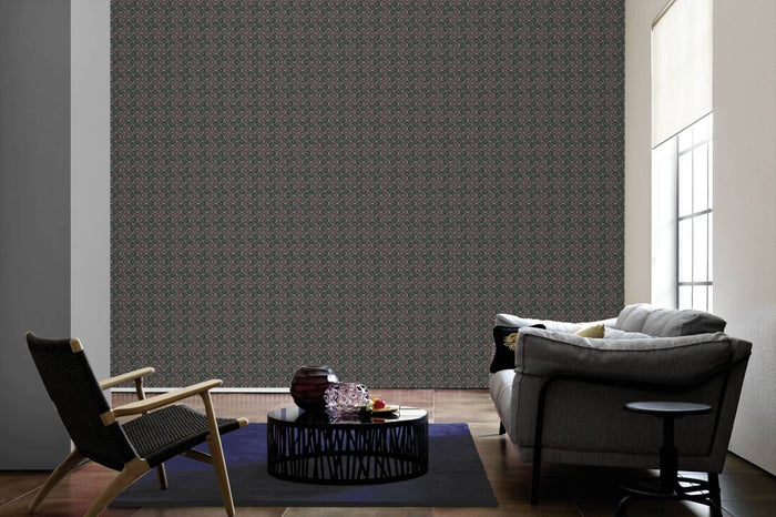 Baroque Pattern II Wallpaper - Brown