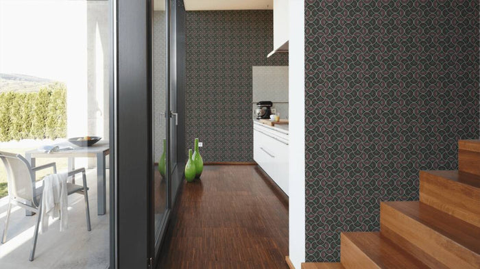 Baroque Pattern II Wallpaper - Brown