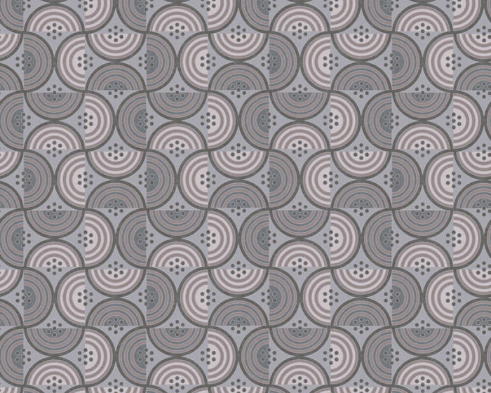 Baroque Pattern II Wallpaper - Grey