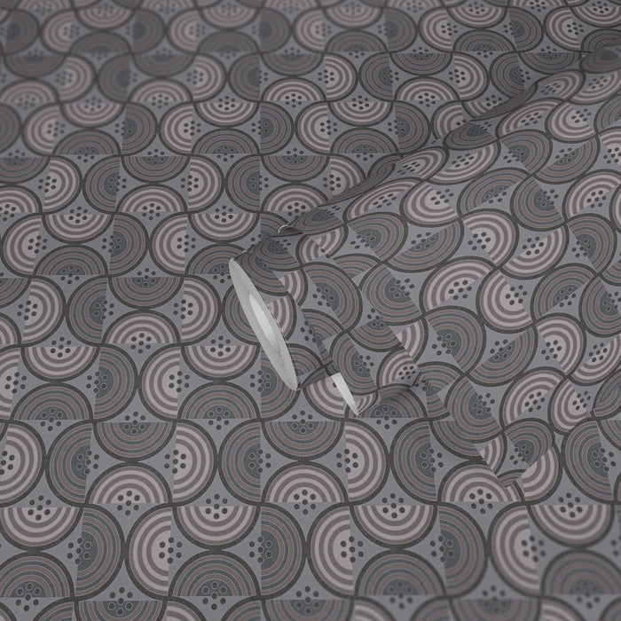 Baroque Pattern II Wallpaper - Grey