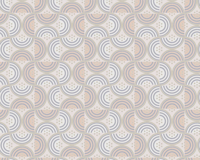Baroque Pattern II Wallpaper - Light Grey