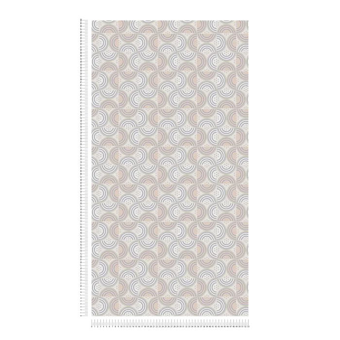 Baroque Pattern II Wallpaper - Light Grey