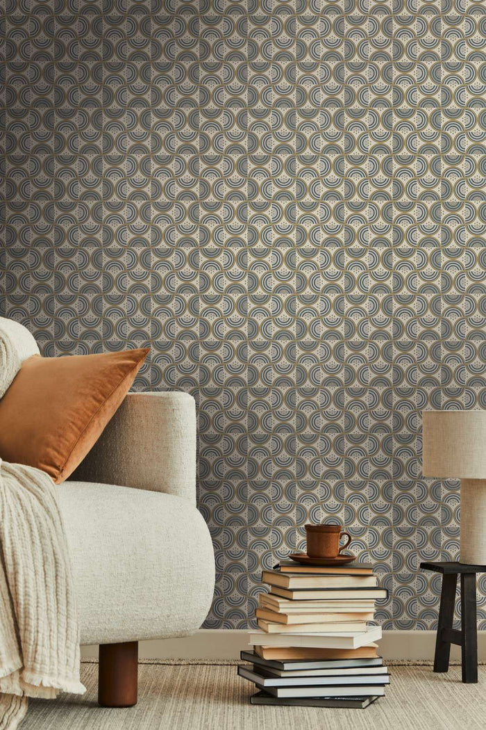 Baroque Pattern II Wallpaper - Sand