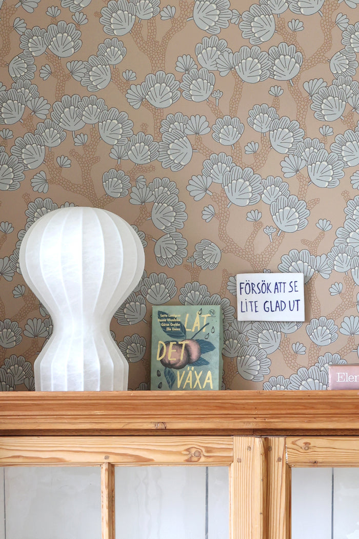 Beachy Breeze Wallpaper - Milky Coconut Brown