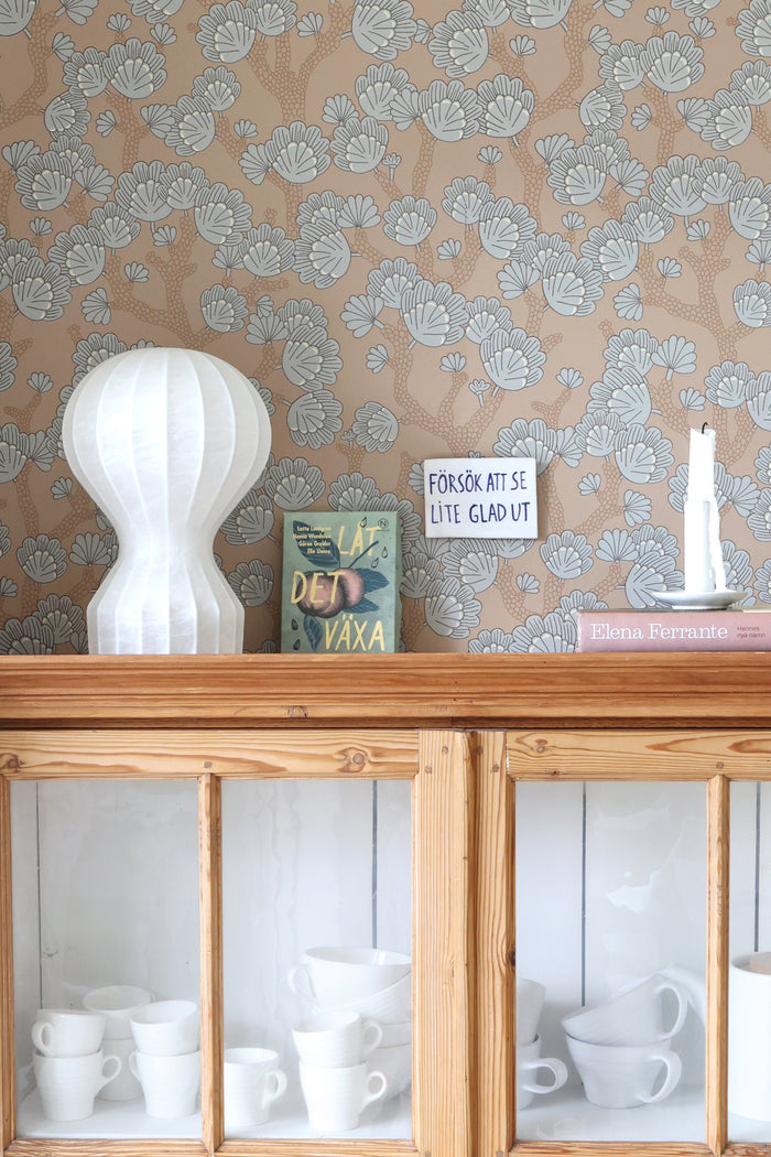 Beachy Breeze Wallpaper - Milky Coconut Brown
