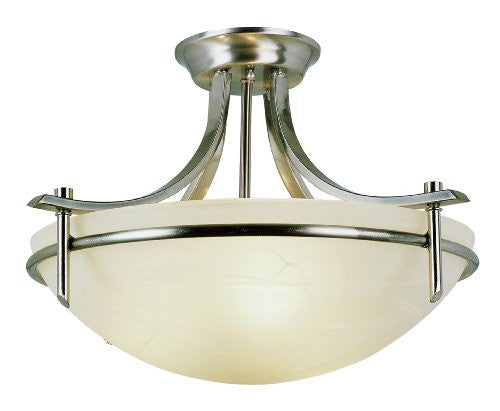 Bel Air Lighting 8172 BN 3-Light Semi Flush Mount