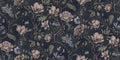 Belinda Mural Wallpaper - Dark Blue