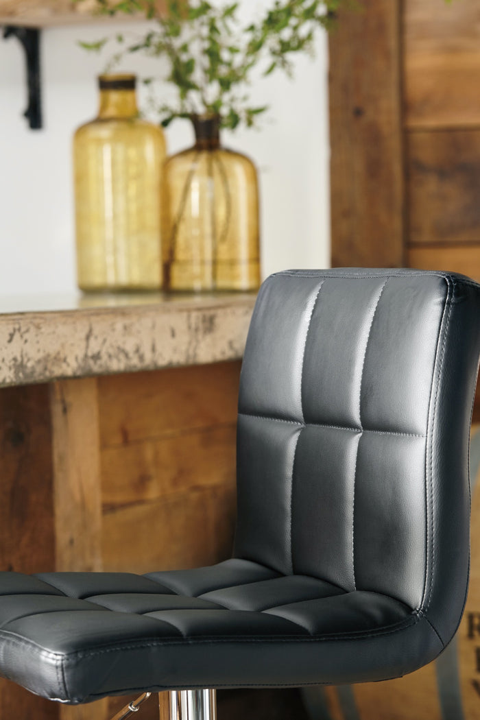Bellatier Adjustable Height Bar Stool - Adams Furniture
