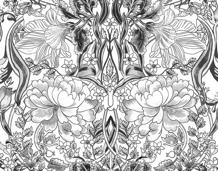 Belle-Epoque Wallpaper - Black and White