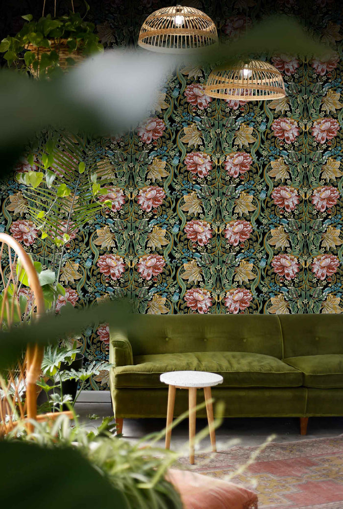 Belle-Epoque Wallpaper - Black