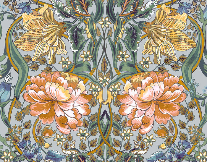 Belle-Epoque Wallpaper - Blue