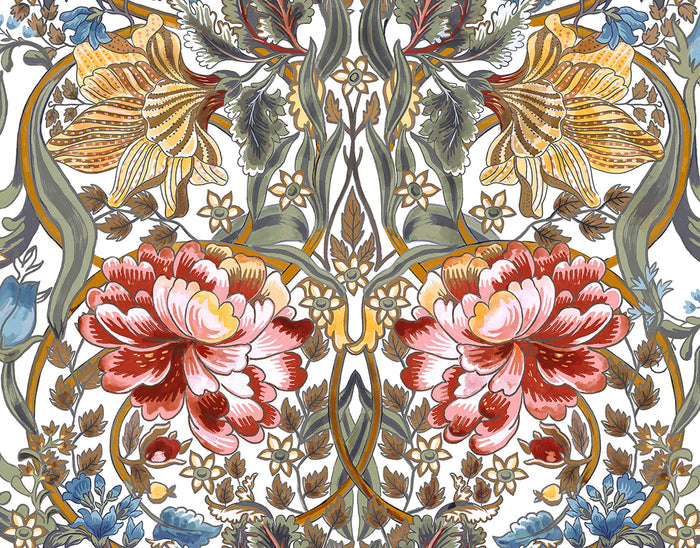 Belle-Epoque Wallpaper - White