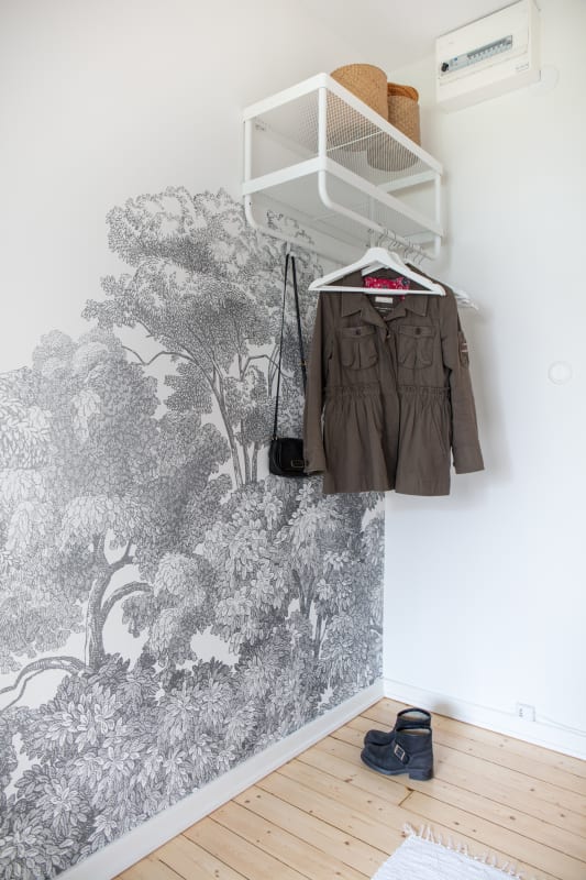 Bellewood Clouds - Grey - Custom Sized Wallpaper Mural (per m2)