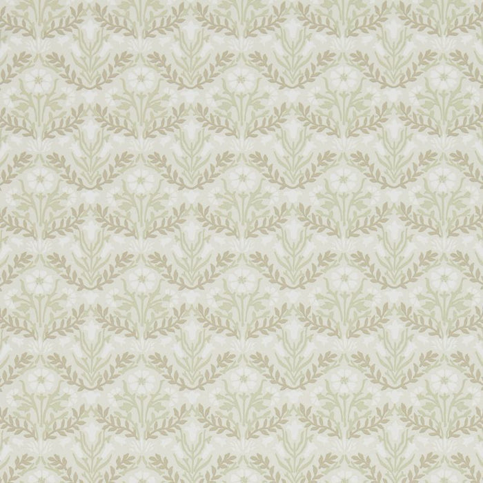 Bellflowers Wallpaper - Morris - Manilla/Olive