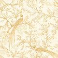 Bird Toile Wallpaper - Honey