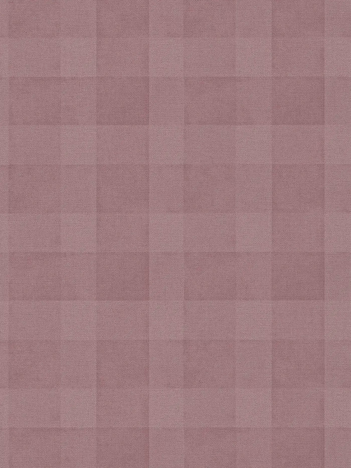 Bistro Plaid - Checkered Wallpaper - Purple