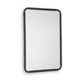 Black Metal Accent Mirror