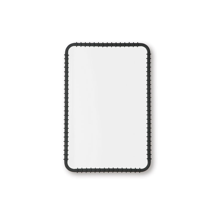 Black Metal Accent Mirror