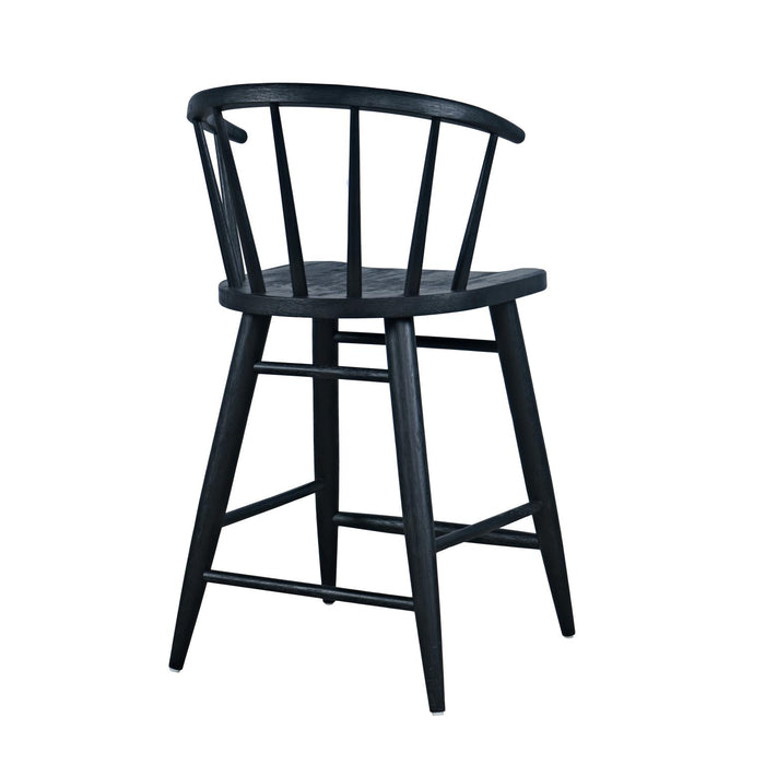 Black Spindle Bar Stool - Adams Furniture