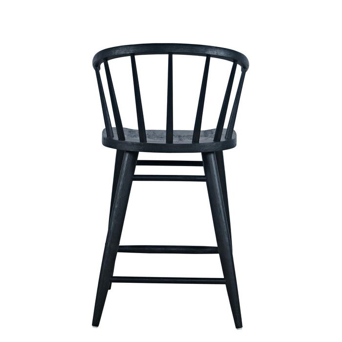 Black Spindle Bar Stool - Adams Furniture