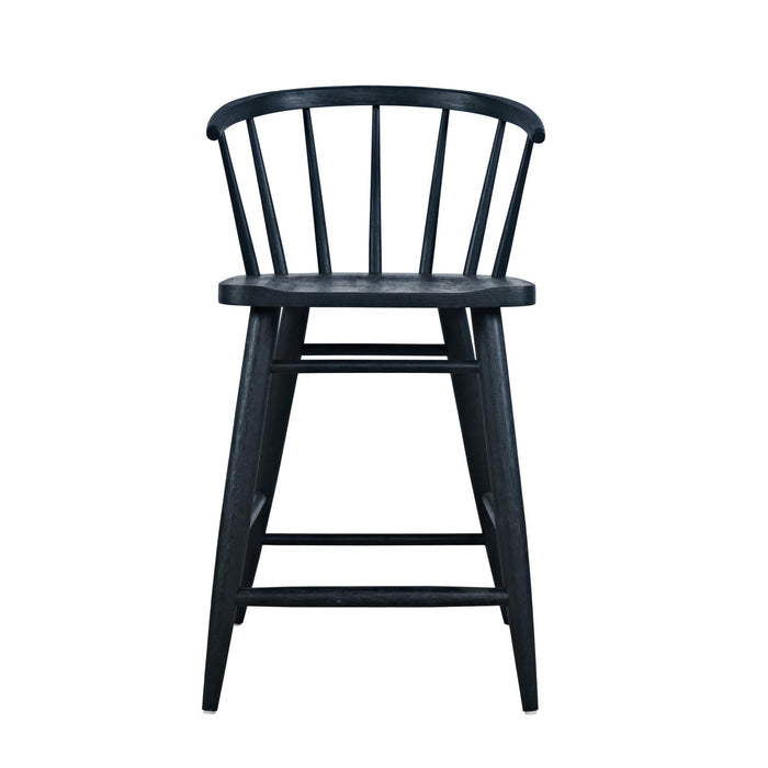 Black Spindle Bar Stool - Adams Furniture