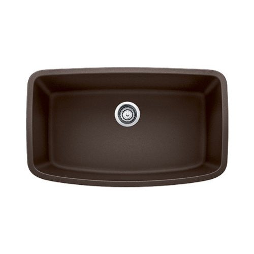 Blanco 441610 Valea Super Undermount Single Bowl Kitchen Sink, Large, Anthracite