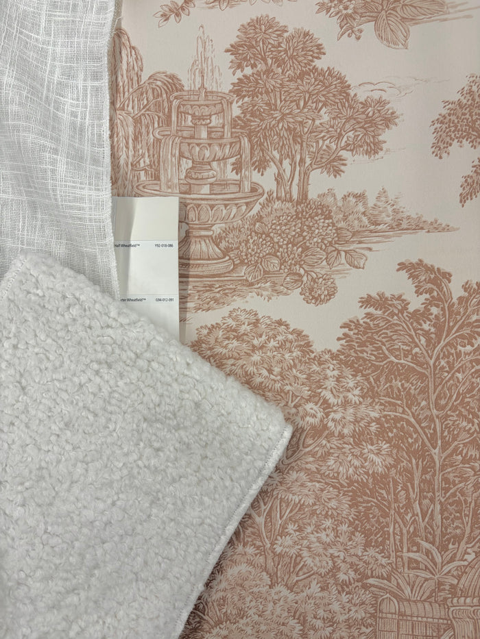 Blenheim – Garden Toile Wallpaper – Rust