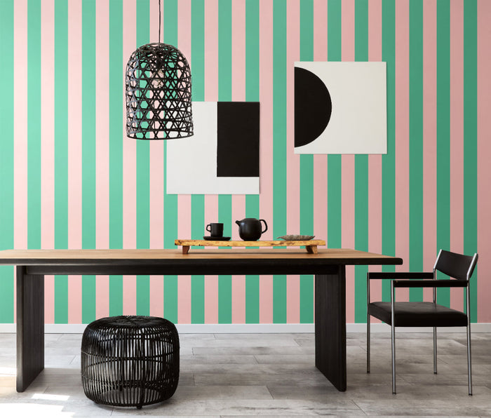 Bloc Stripe - Ohpopsi - Jade Blossom