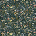 Bloomsterhav Wallpaper - Ink/Blue
