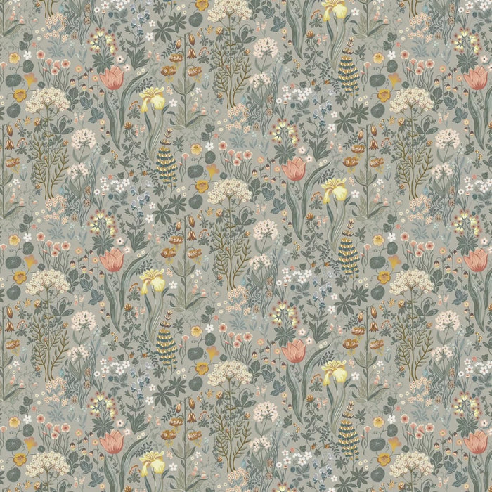 Bloomsterhav Wallpaper - Sage Grey