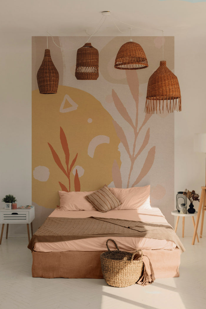Bohemia Scandi - Custom Sized Mural Wallpaper (per m2)