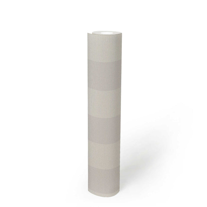 Bold Bands - Stripe Wallpaper - Ash