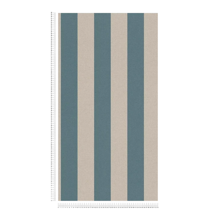 Bold Bands - Stripe Wallpaper - Blue